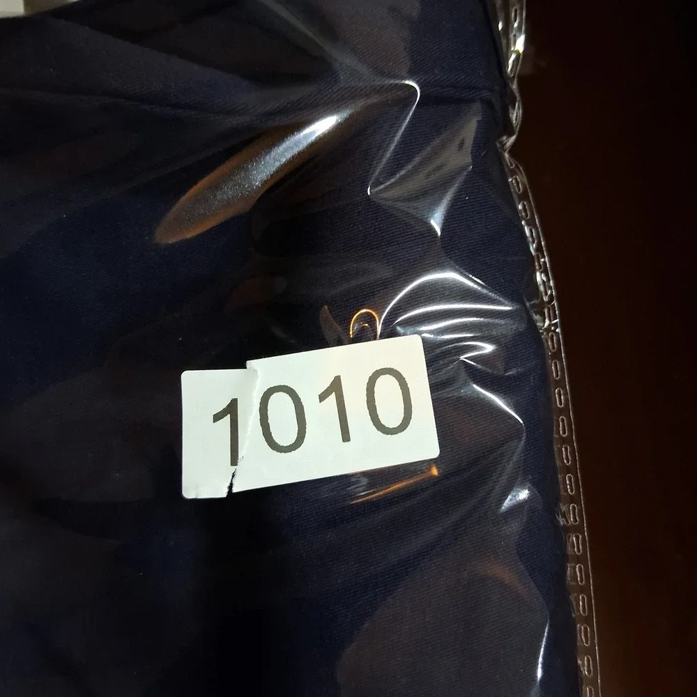 NWOT Martha Stewart Signature Navy Blue Wide Leg Petite Pants Size 8P High Rise